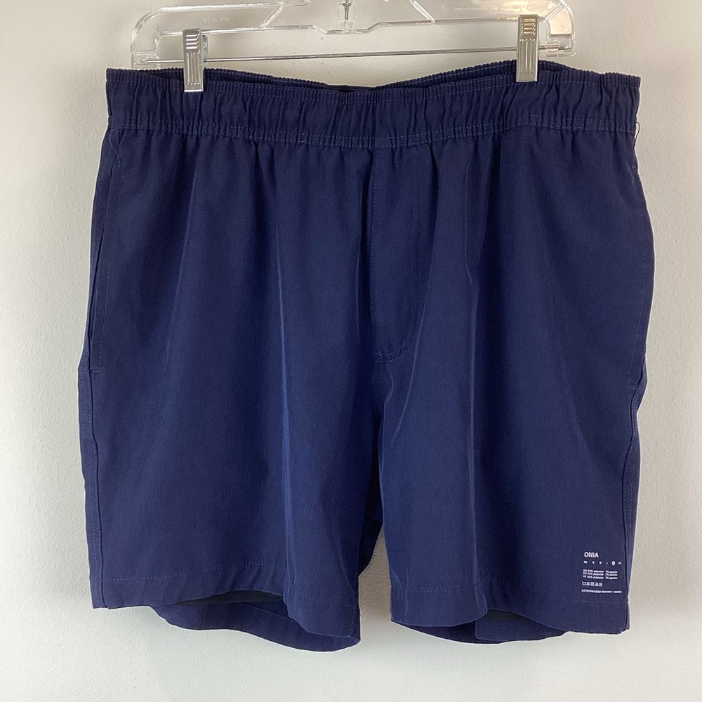 ONIA Men’s Navy Lined Shorts | XL